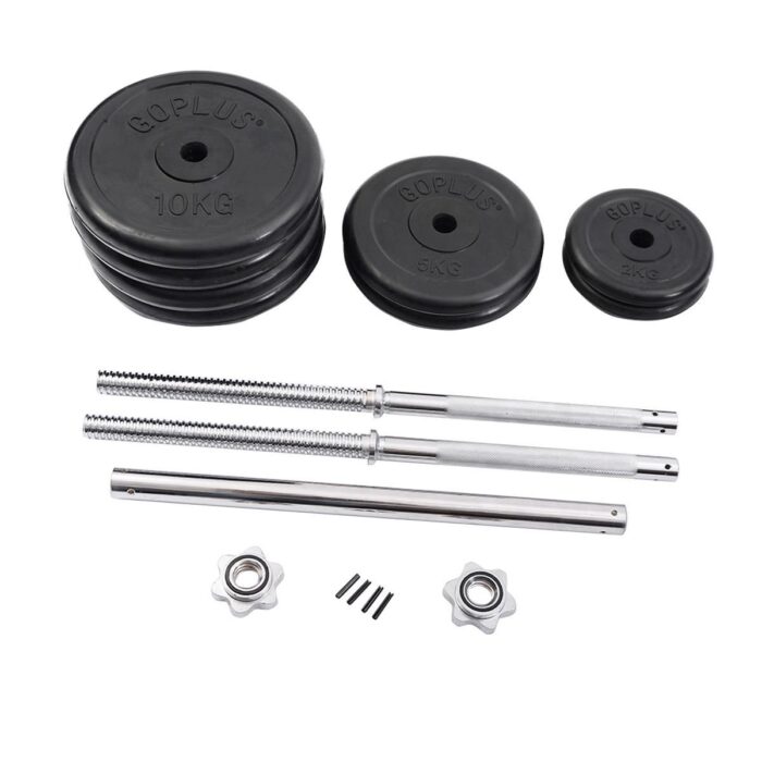 Giantex-132-Lb-Barbell-Dumbbell-Weights-1